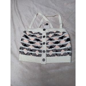 NWT Free People Neighborhood Tank Knit Crop Top Size S Peaches And Cream Combo